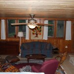 Fireplace Bedroom has lots of seating and windows